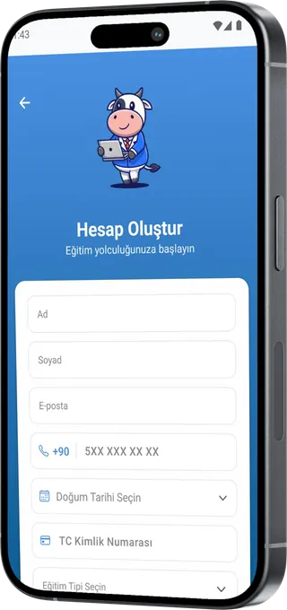 İnekteyiz hesap oluşturma ekranı